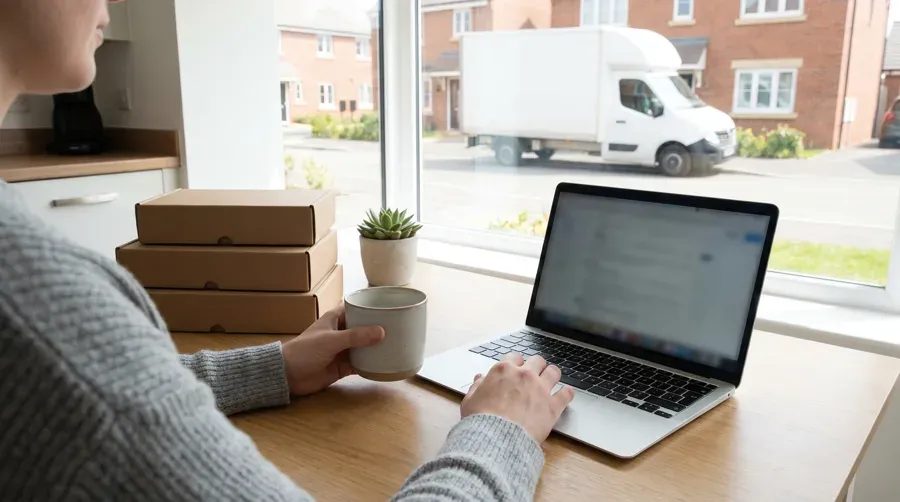Getting a removals price at the kitchen table